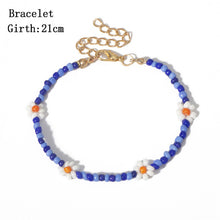 Load image into Gallery viewer, Bohemian Colorful Seed Bead Flower Choker Necklace