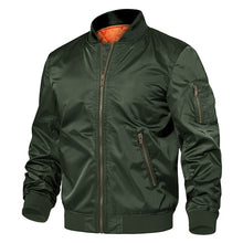 Load image into Gallery viewer, Men Cotton Padded Flight MA-1 Bomber Jacket Coat