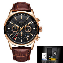 Load image into Gallery viewer, Luxury Leather Business Waterproof Watch
