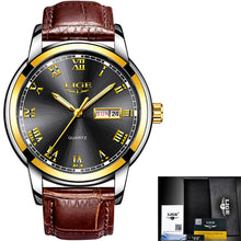 Load image into Gallery viewer, Luxury Leather Business Waterproof Watch