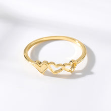 Load image into Gallery viewer, Cute Three Heart Women Ring
