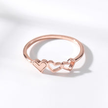 Load image into Gallery viewer, Cute Three Heart Women Ring
