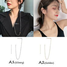 Load image into Gallery viewer, Long Tassel Chain Hair Pin Earring
