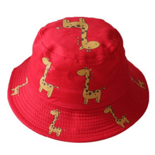 Load image into Gallery viewer, Baby Toddler Cartoon Animal Print Bucket Hats

