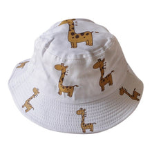 Load image into Gallery viewer, Baby Toddler Cartoon Animal Print Bucket Hats
