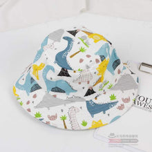 Load image into Gallery viewer, Baby Toddler Cartoon Animal Print Bucket Hats
