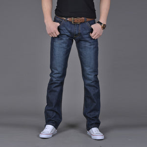 Casual Men's Straight Denim Jeans