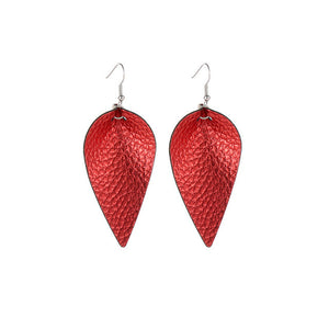 New Long Retro Leopard Dangle Earrings