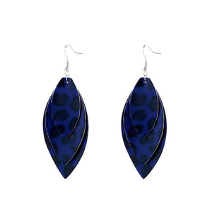 New Long Retro Leopard Dangle Earrings