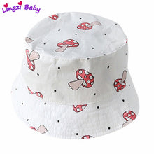 Load image into Gallery viewer, Baby Toddler Cartoon Animal Print Bucket Hats
