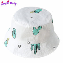 Load image into Gallery viewer, Baby Toddler Cartoon Animal Print Bucket Hats
