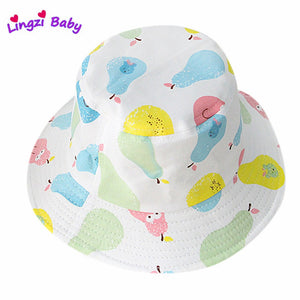 Baby Toddler Cartoon Animal Print Bucket Hats