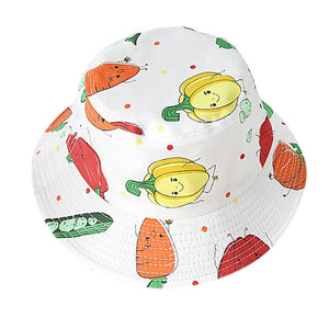Baby Toddler Cartoon Animal Print Bucket Hats