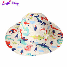 Load image into Gallery viewer, Baby Toddler Cartoon Animal Print Bucket Hats
