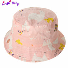 Load image into Gallery viewer, Baby Toddler Cartoon Animal Print Bucket Hats
