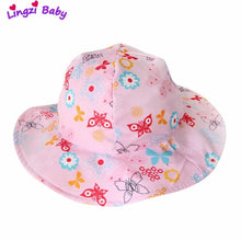 Load image into Gallery viewer, Baby Toddler Cartoon Animal Print Bucket Hats
