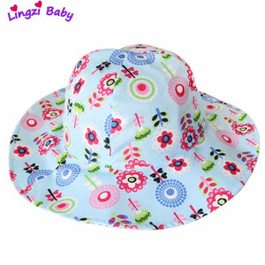 Baby Toddler Cartoon Animal Print Bucket Hats