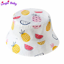 Load image into Gallery viewer, Baby Toddler Cartoon Animal Print Bucket Hats
