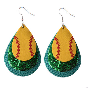 New Long Retro Leopard Dangle Earrings