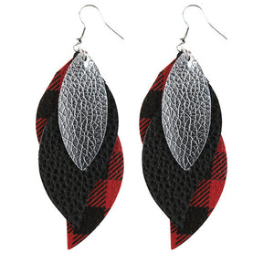 New Long Retro Leopard Dangle Earrings
