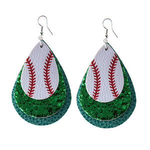 New Long Retro Leopard Dangle Earrings