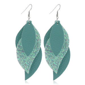 New Long Retro Leopard Dangle Earrings