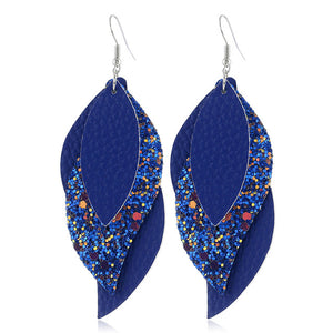 New Long Retro Leopard Dangle Earrings