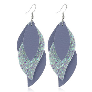 New Long Retro Leopard Dangle Earrings