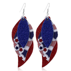 New Long Retro Leopard Dangle Earrings