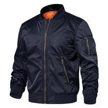 Load image into Gallery viewer, Men Cotton Padded Flight MA-1 Bomber Jacket Coat

