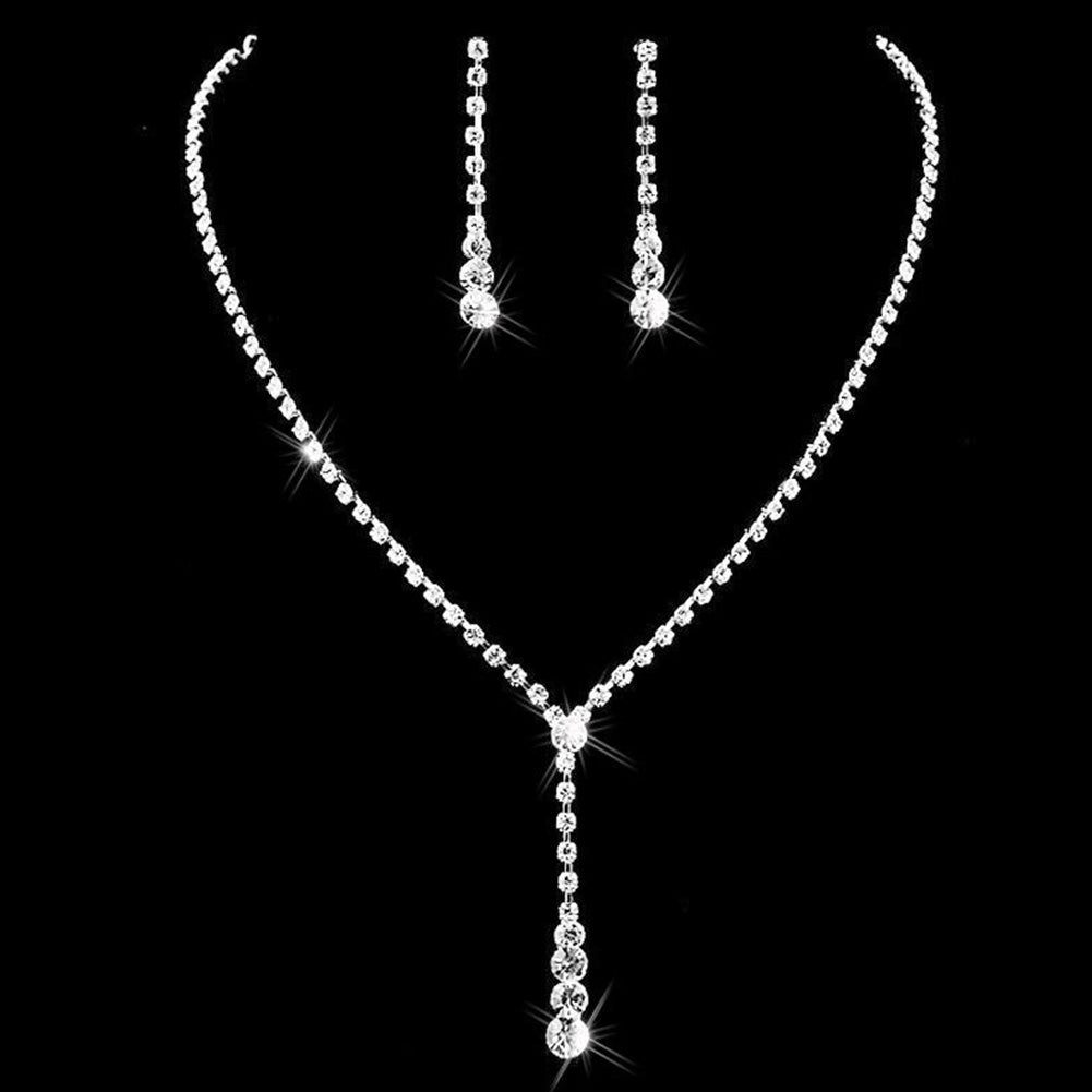 Women Jewelry Set Necklace + Earrings