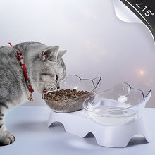 Load image into Gallery viewer, Non-slip Cat Bowls Double Bowls

