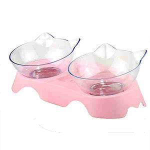 Non-slip Cat Bowls Double Bowls