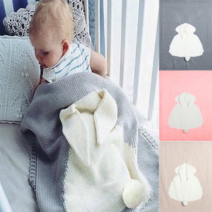 Cartoon Rabbit Baby Blanket