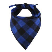 Load image into Gallery viewer, Fashion Cotton Dog Plaids Triangular Bandana Scarf
