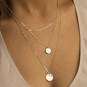 Fashion Sequins Multi Layer long Necklaces