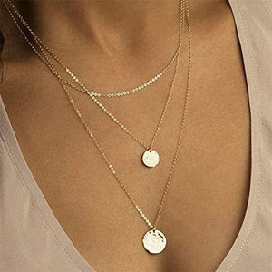 Fashion Sequins Multi Layer long Necklaces