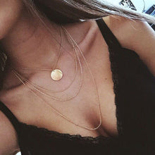 Load image into Gallery viewer, Fashion Sequins Multi Layer long Necklaces

