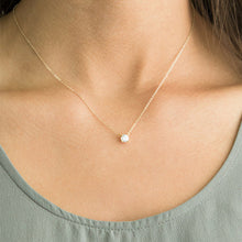 Load image into Gallery viewer, Shiny Zircon Invisible Transparent thin Line Necklace
