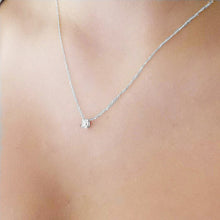 Load image into Gallery viewer, Shiny Zircon Invisible Transparent thin Line Necklace
