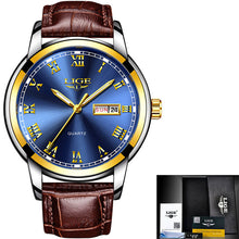 Load image into Gallery viewer, Luxury Leather Business Waterproof Watch
