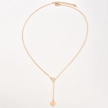 Load image into Gallery viewer, New fashion copper heart chain link necklace
