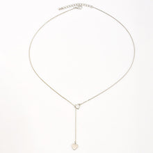 Load image into Gallery viewer, New fashion copper heart chain link necklace
