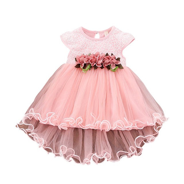 Cute Baby Girls Tulle Flower Dresses